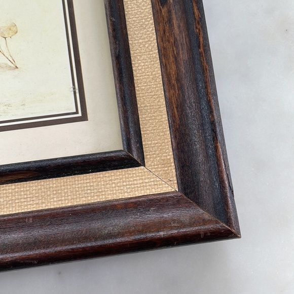 VINTAGE floral still life print framed autumn rustic botanical - Picture 3 of 8